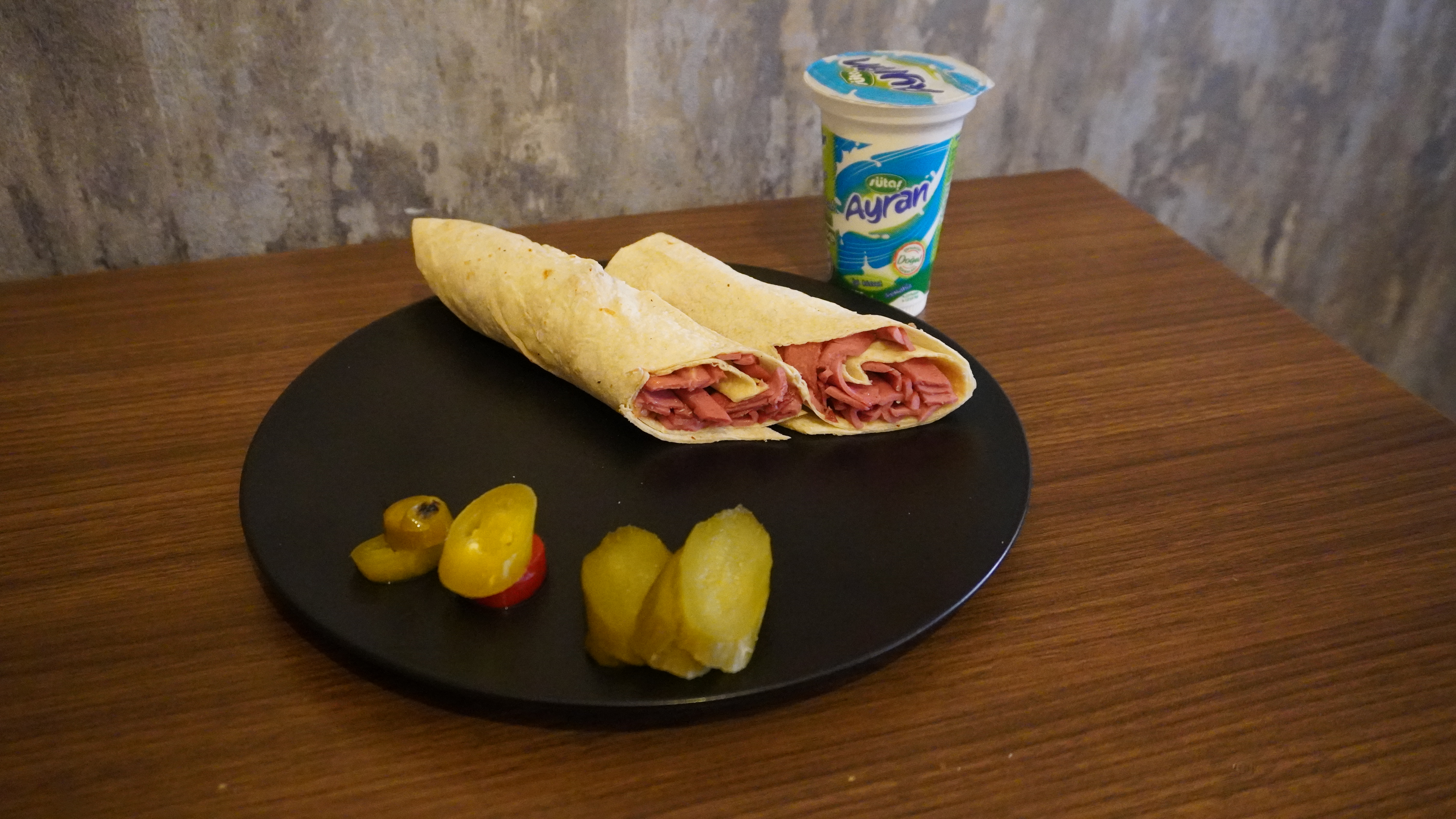 Dürüm Kumru+Ayran